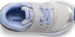 Unisex | Girls*saucony Little Kid's Wind FST Jr. Sneaker Silver | Blue | Pink