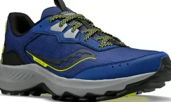 Wide Widths | Trail/Hiking*saucony Men's Aura TR Wide Indigo | Black
