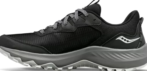 Wide Widths | Trail/Hiking*saucony Men's Aura TR Wide Black | Gravel