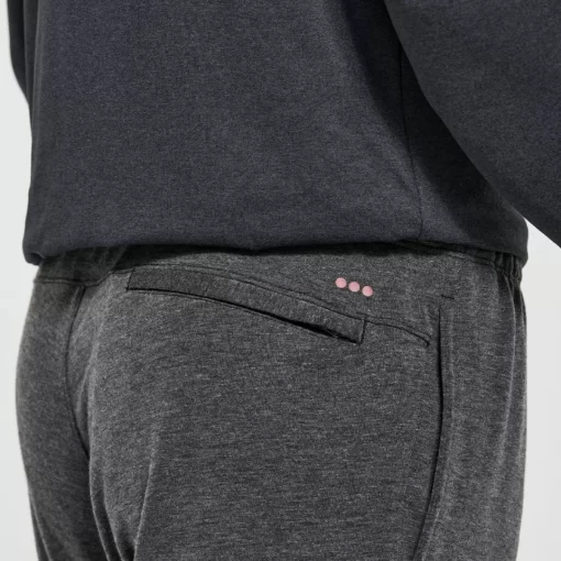 Bottoms*saucony Men's Boston Pant Black Heather