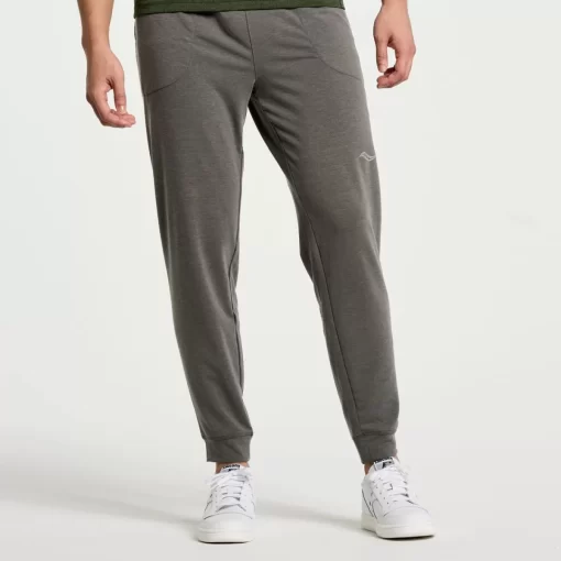 Bottoms*saucony Men's Boston Pant Climbing Ivy Heather