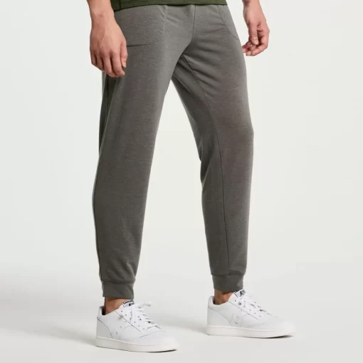 Bottoms*saucony Men's Boston Pant Climbing Ivy Heather