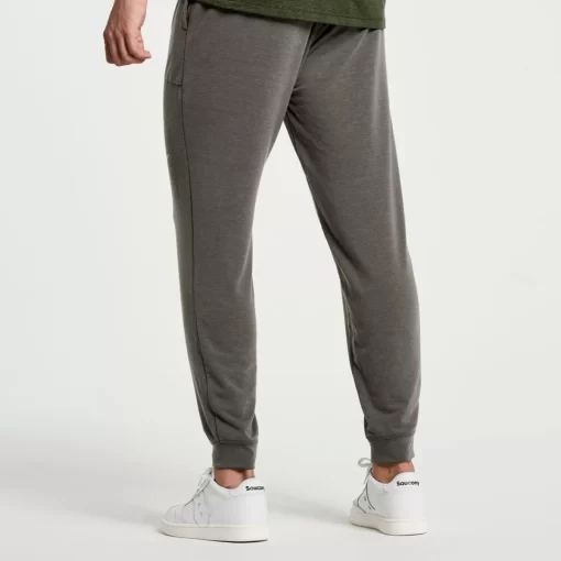 Bottoms*saucony Men's Boston Pant Climbing Ivy Heather