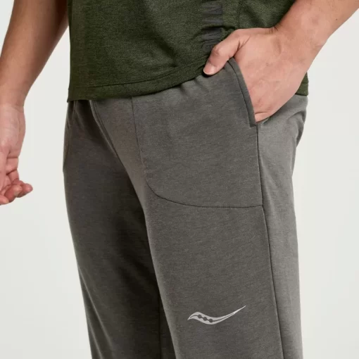 Bottoms*saucony Men's Boston Pant Climbing Ivy Heather