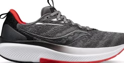 Wide Widths | Walking*saucony Men's Echelon 9 Charcoal | Red Sky