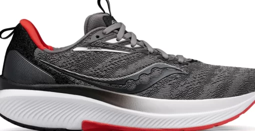 Wide Widths | Walking*saucony Men's Echelon 9 Charcoal | Red Sky