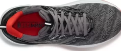 Wide Widths | Walking*saucony Men's Echelon 9 Charcoal | Red Sky