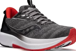 Wide Widths | Walking*saucony Men's Echelon 9 Charcoal | Red Sky