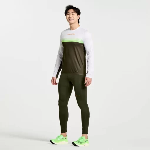 Tops | Clothing*saucony Men's Elite Long Sleeve Umbra