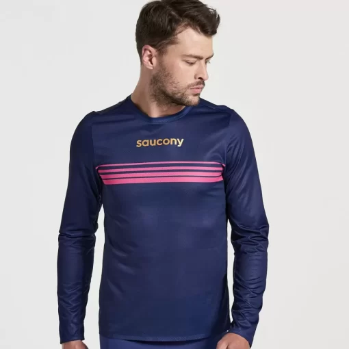 Tops | Clothing*saucony Men's Elite Long Sleeve Sodalite