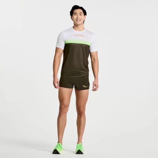 Tops | Clothing*saucony Men's Elite Short Sleeve Umbra