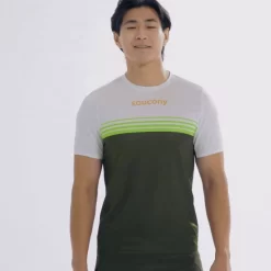 Tops | Clothing*saucony Men's Elite Short Sleeve Umbra