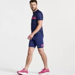 Tops | Clothing*saucony Men's Elite Short Sleeve Sodalite