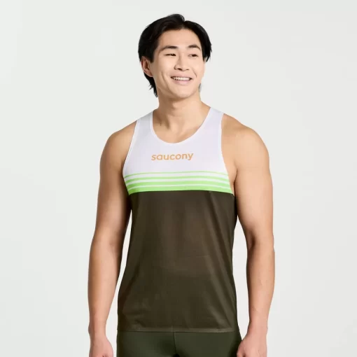 Tops | Clothing*saucony Men's Elite Singlet Umbra