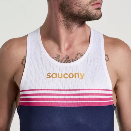 Tops | Clothing*saucony Men's Elite Singlet Sodalite