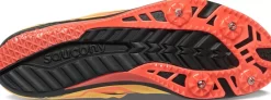 Running | Performance*saucony Men's Endorphin 3 Spike ViZiGold | ViZiRed