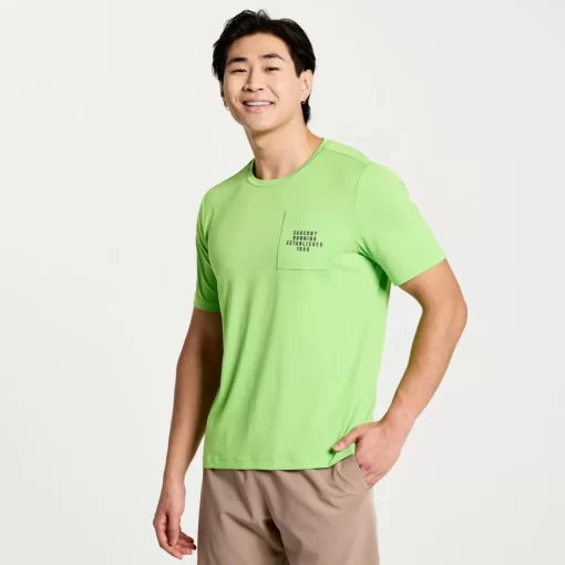 Clothing | Apparel*saucony Men's Explorer Short Sleeve Invader Graphic