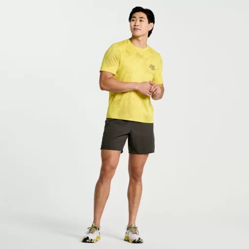 Clothing | Apparel*saucony Men's Explorer Short Sleeve Arroyo Tie-Dye Print