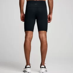 Bottoms | Clothing*saucony Men's Fortify Lined Half Tight Black