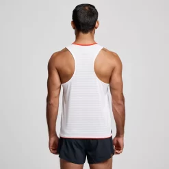 Tops*saucony Men's Kinvara Tank White