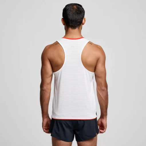 Tops*saucony Men's Kinvara Tank White