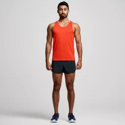 Tops*saucony Men's Kinvara Tank Infrared