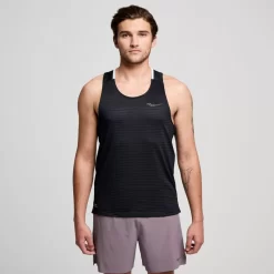 Tops*saucony Men's Kinvara Tank Black