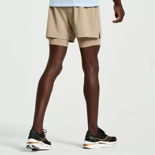 Clothing | Apparel*saucony Men's Outpace 4" 2-in-1 Short Pewter
