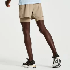 Clothing | Apparel*saucony Men's Outpace 4" 2-in-1 Short Pewter