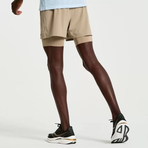 Clothing | Apparel*saucony Men's Outpace 4" 2-in-1 Short Pewter