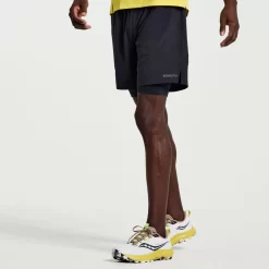 Clothing | Apparel*saucony Men's Outpace 7" 2-in-1 Short Black