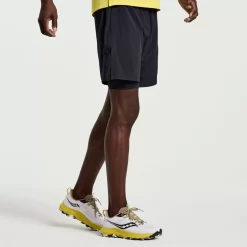 Clothing | Apparel*saucony Men's Outpace 7" 2-in-1 Short Black