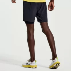 Clothing | Apparel*saucony Men's Outpace 7" 2-in-1 Short Black