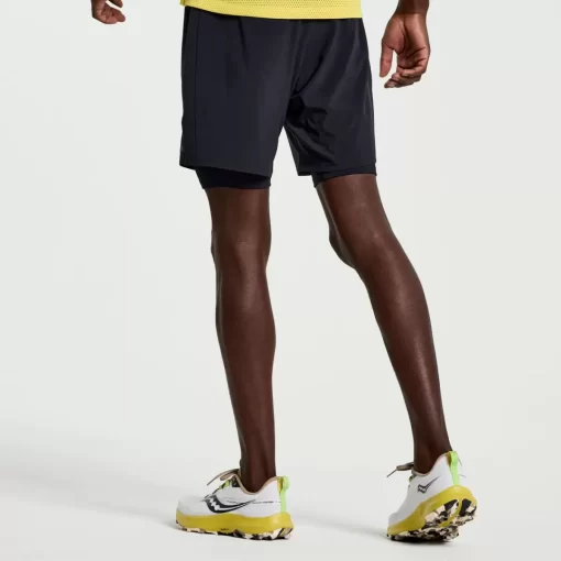 Clothing | Apparel*saucony Men's Outpace 7" 2-in-1 Short Black
