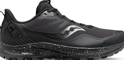 Peregrine | Top Styles*saucony Men's Peregrine ICE+ 3 Black | Shadow