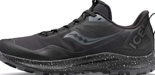 Peregrine | Top Styles*saucony Men's Peregrine ICE+ 3 Black | Shadow