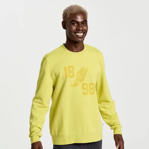 Clothing | Apparel*saucony Men's Rested Crewneck Arroyo Heather Graphic