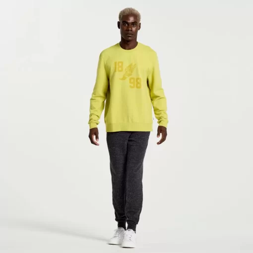 Clothing | Apparel*saucony Men's Rested Crewneck Arroyo Heather Graphic