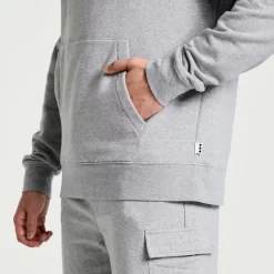 Clothing | Apparel*saucony Men's Rested Hoodie Light Grey Heather Graphic
