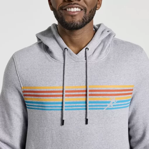 Clothing | Apparel*saucony Men's Rested Hoodie Light Grey Heather