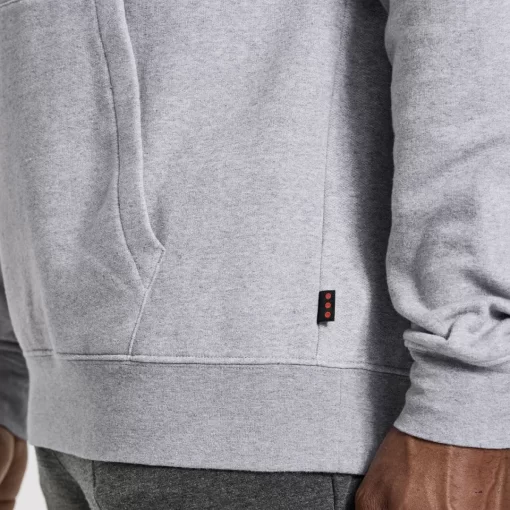 Clothing | Apparel*saucony Men's Rested Hoodie Light Grey Heather