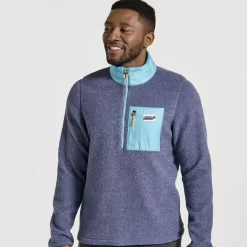 Clothing | Apparel*saucony Men's Rested Sherpa 1/4 Zip Sodalite Heather