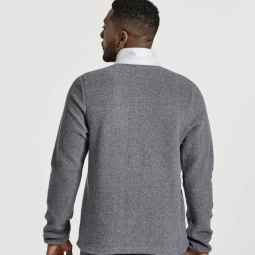 Clothing | Apparel*saucony Men's Rested Sherpa 1/4 Zip Black Heather