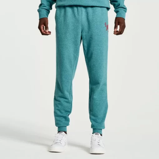 Clothing | Apparel*saucony Men's Rested Sweatpant North Atlantic Heather Graphic