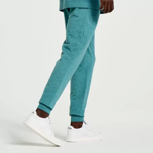 Clothing | Apparel*saucony Men's Rested Sweatpant North Atlantic Heather Graphic