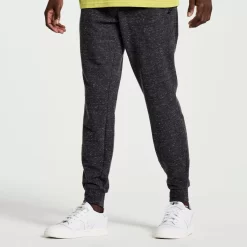 Clothing | Apparel*saucony Men's Rested Sweatpant Black Heather Graphic