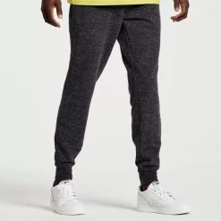 Clothing | Apparel*saucony Men's Rested Sweatpant Black Heather Graphic