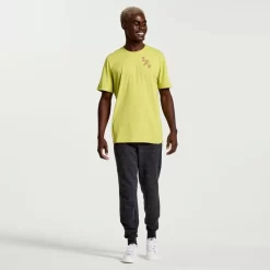 Clothing | Apparel*saucony Men's Rested T-Shirt Arroyo Heather Graphic