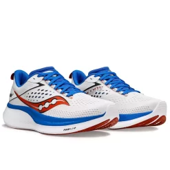 Ride | Top Styles*saucony Men's Ride 17 White | Cobalt
