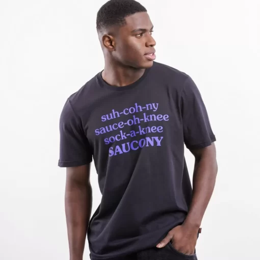 Tops | Clothing*saucony Men's X Frank Cooke Rested T-Shirt Black